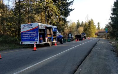 2018-04-05: Fuel Tank Damage Requires Spill Response in Kent, WA