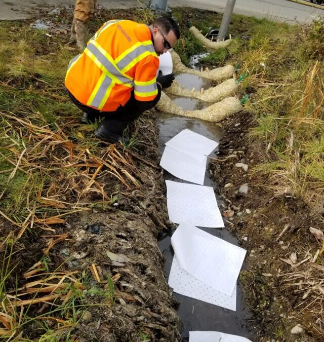 Keeping Spills Out of Storm Drains