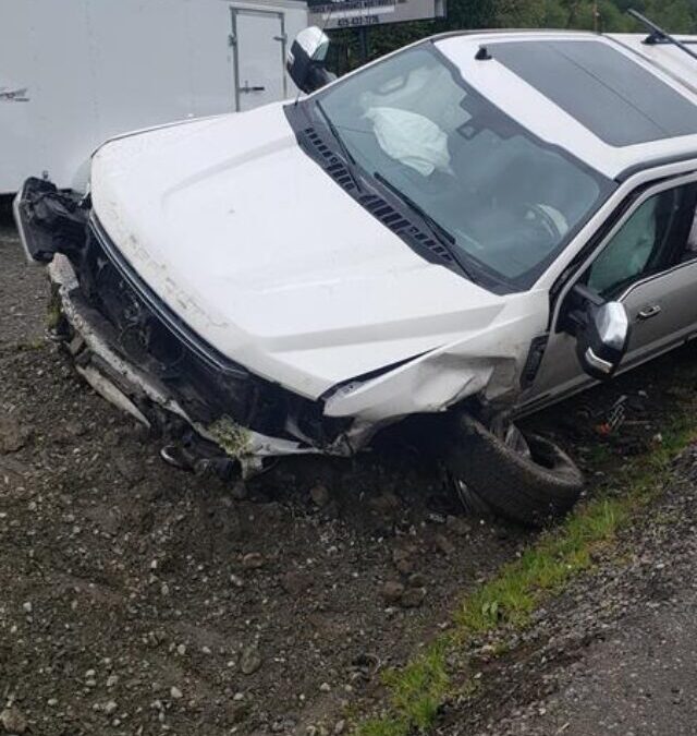 Pickup Truck Oil Spill in Maple Valley