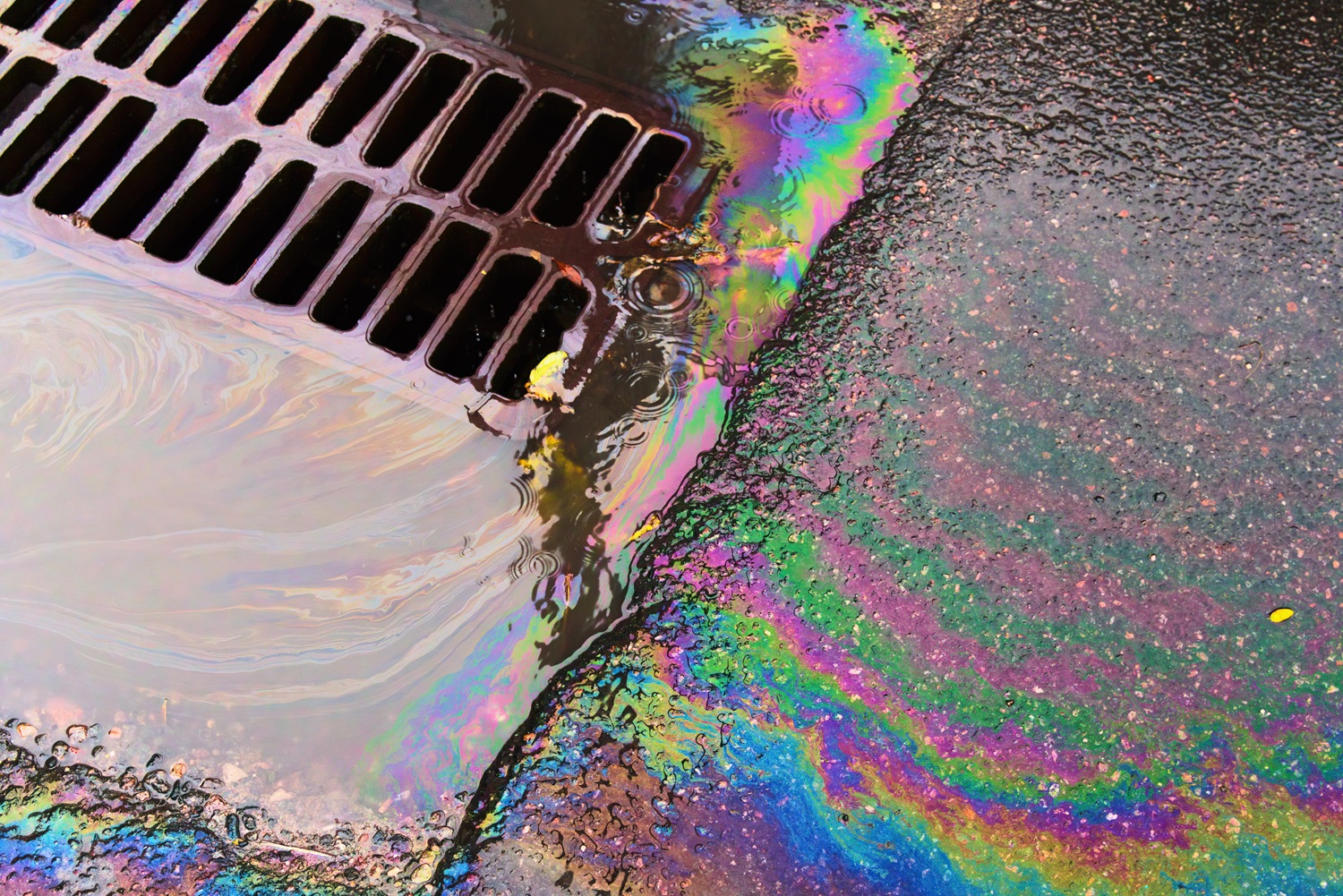 Fuel Spill near a storm drain