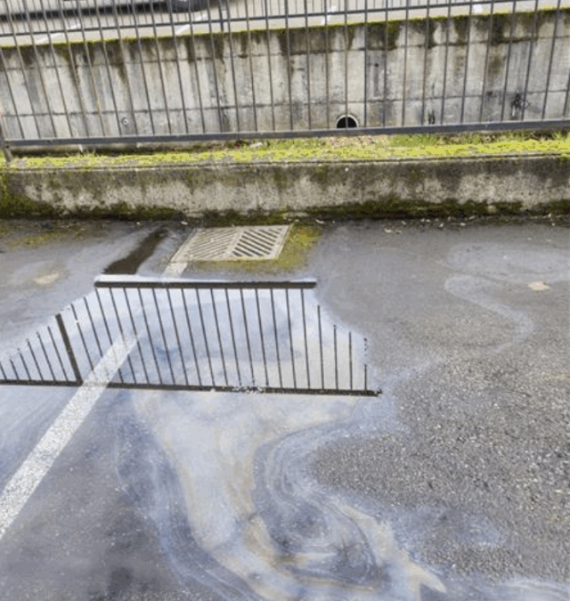 When a Diesel Spill Gets in a Storm Drain